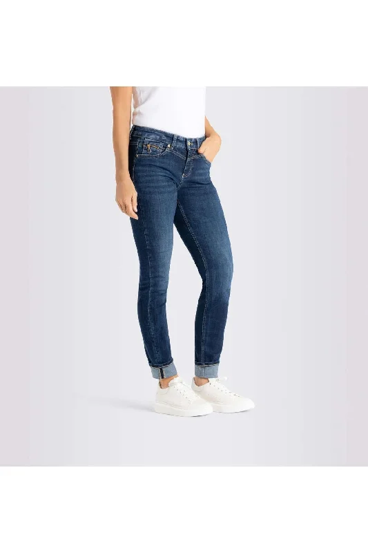 Mac Jeans Rich Slim 5904-90-0389L | D671 Dark Blue Net Wash | Special Order Style