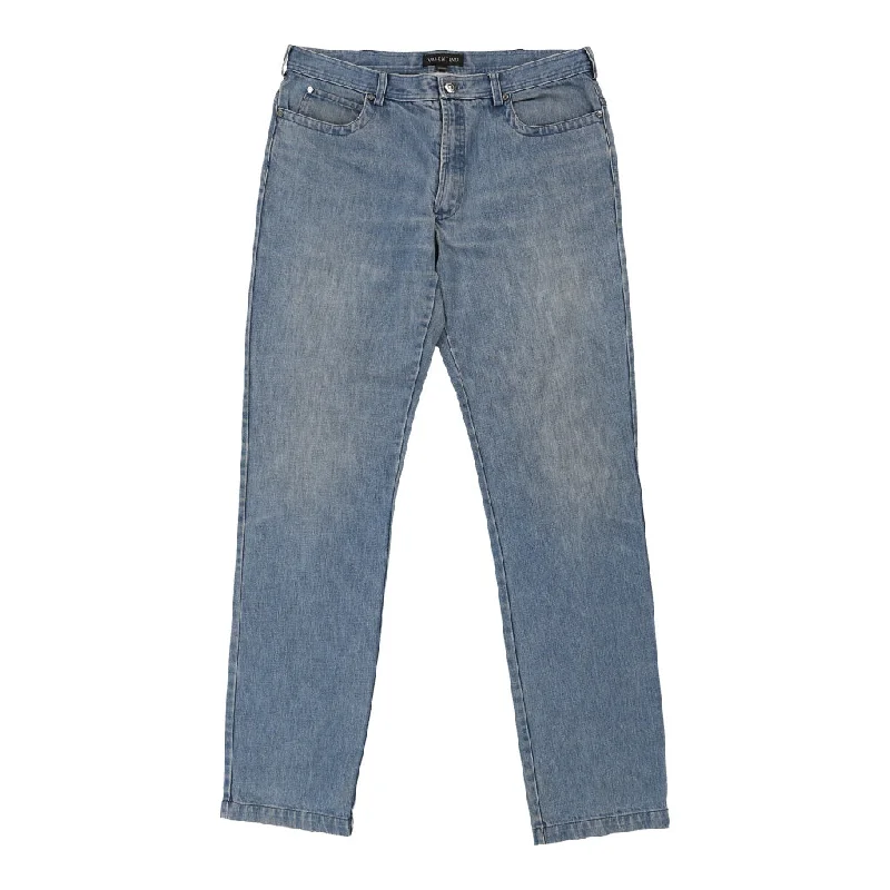 Valentino Jeans - 35W UK 14 Blue Cotton