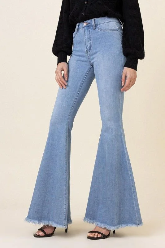 Vibrant MIU High Waisted Flare Jeans